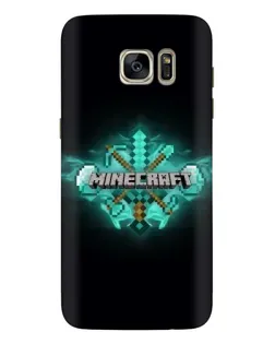 Чохол для Samsung Galaxy S7 Edge (G935) з картинкою «Minecraft Diamond лого»