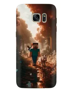 Чохол для Samsung Galaxy S7 Edge (G935) з картинкою «Стів у лісі»