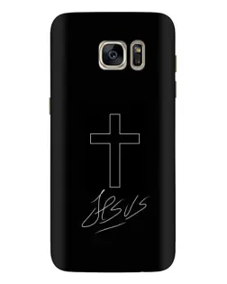 Чехол для Samsung Galaxy S7 Edge (G935) с картинкой «Графический крест Jesus»