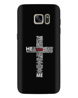 Чехол для Samsung Galaxy S7 Edge (G935) с картинкой «Текстовый крест»