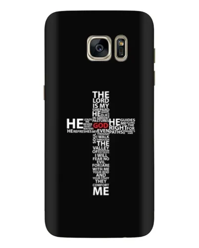 Чохол для Samsung Galaxy S7 Edge (G935) з картинкою «Текстовий хрест» Чохол для Samsung Galaxy S7 Edge (G935) з картинкою «Текстовий хрест»