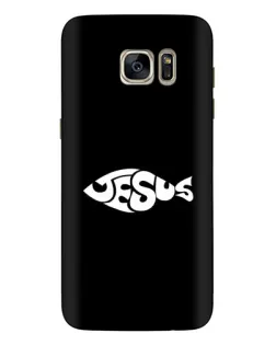 Чехол для Samsung Galaxy S7 Edge (G935) с картинкой «Рыба Jesus»