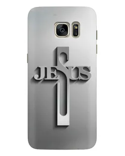 Чехол для Samsung Galaxy S7 Edge (G935) с картинкой «Металлический крест Jesus»