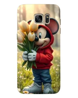 Чехол для Samsung Galaxy S7 Edge (G935) с картинкой «Микки с тюльпанами» Чехол для Samsung Galaxy S7 Edge (G935) с картинкой «Микки с тюльпанами»