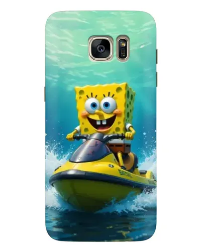 Чехол для Samsung Galaxy S7 Edge (G935) с картинкой «Спанч Боб на гидроцикле» Чехол для Samsung Galaxy S7 Edge (G935) с картинкой «Спанч Боб на гидроцикле»