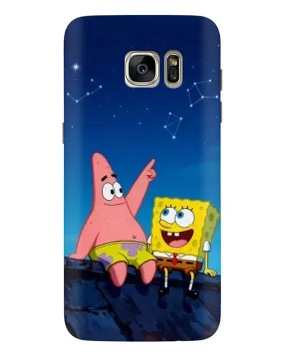 Чехол для Samsung Galaxy S7 Edge (G935) с картинкой «Губка Боб и Патрик ночью» Чехол для Samsung Galaxy S7 Edge (G935) с картинкой «Губка Боб и Патрик ночью»