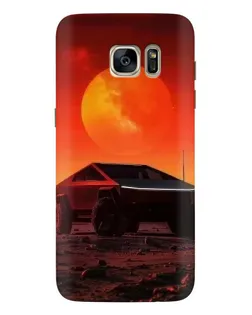 Чохол для Samsung Galaxy S7 Edge (G935) з картинкою «Cybertruck на Марсі»