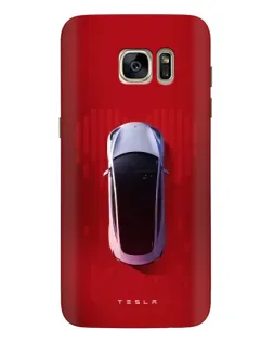 Чохол для Samsung Galaxy S7 Edge (G935) з картинкою «Tesla Top View»