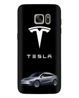 Чохол для Samsung Galaxy S7 Edge (G935) з картинкою «Tesla Model Y»