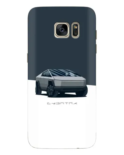 Чехол для Samsung Galaxy S7 Edge (G935) с картинкой «Серебристый Cybertruck Tesla» Чехол для Samsung Galaxy S7 Edge (G935) с картинкой «Серебристый Cybertruck Tesla»