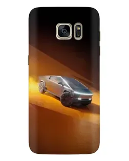 Чохол для Samsung Galaxy S7 Edge (G935) з картинкою «Cybertruck у пустелі»