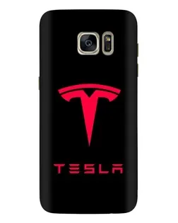 Чохол для Samsung Galaxy S7 Edge (G935) з картинкою «Tesla Red Logo»