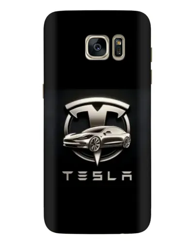 Чехол для Samsung Galaxy S7 Edge (G935) с картинкой «Tesla — серебристое авто» Чехол для Samsung Galaxy S7 Edge (G935) с картинкой «Tesla — серебристое авто»