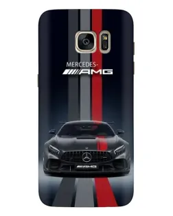 Чохол для Samsung Galaxy S7 Edge (G935) з картинкою «Mercedes — білий карбон»