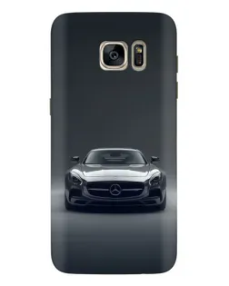Чехол для Samsung Galaxy S7 Edge (G935) с картинкой «Mercedes на черном»