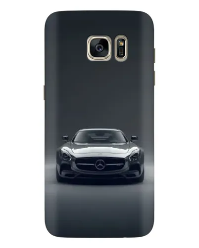 Чехол для Samsung Galaxy S7 Edge (G935) с картинкой «Mercedes на черном»