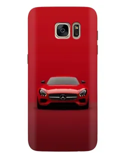 Чехол для Samsung Galaxy S7 Edge (G935) с картинкой «Красный Mercedes AMG»