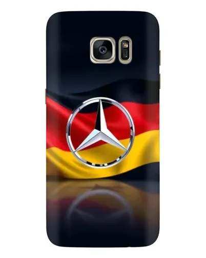 Чехол для Samsung Galaxy S7 Edge (G935) с картинкой «Mercedes — флаг Германии»