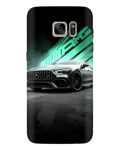 Чехол для Samsung Galaxy S7 Edge (G935) с картинкой «Темный Mercedes AMG»
