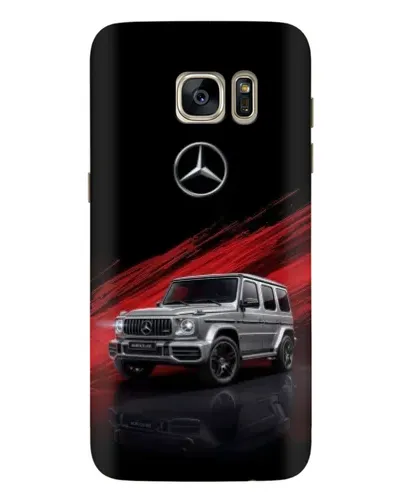 Чехол для Samsung Galaxy S7 Edge (G935) с картинкой «Mercedes G-Class красный»