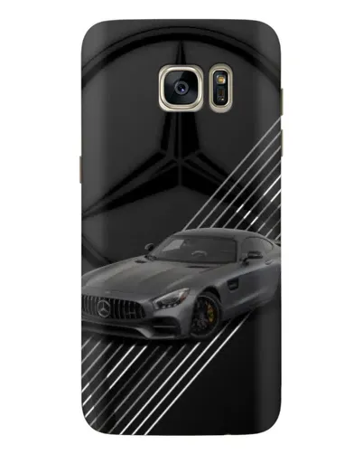 Чехол для Samsung Galaxy S7 Edge (G935) с картинкой «Mercedes AMG — графика»