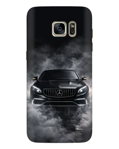 Чехол для Samsung Galaxy S7 Edge (G935) с картинкой «Mercedes в дыму»