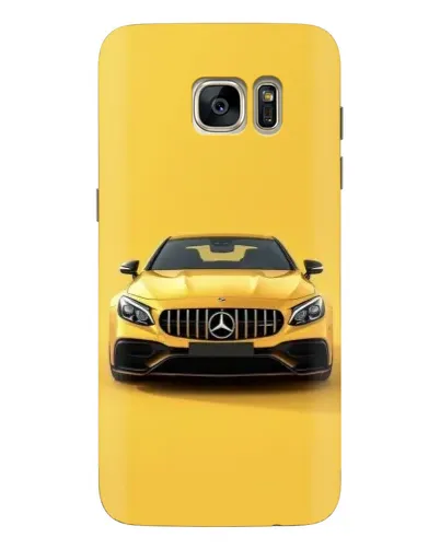 Чехол для Samsung Galaxy S7 Edge (G935) с картинкой «Желтый Mercedes GT»