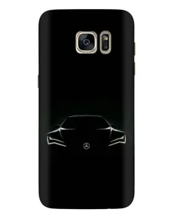 Чехол для Samsung Galaxy S7 Edge (G935) с картинкой «Mercedes — силуэт авто» Чехол для Samsung Galaxy S7 Edge (G935) с картинкой «Mercedes — силуэт авто»