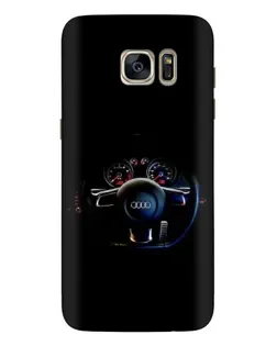 Чохол для Samsung Galaxy S7 Edge (G935) з картинкою «Салон Audi — кермо»