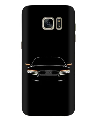 Чехол для Samsung Galaxy S7 Edge (G935) с картинкой «Audi — ночной контур»