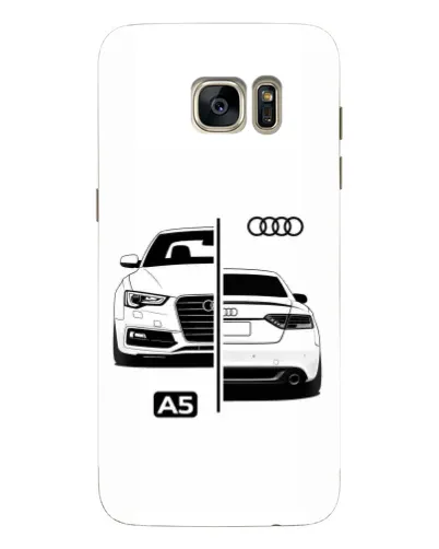 Чехол для Samsung Galaxy S7 Edge (G935) с картинкой «Audi — контрастный дизайн»