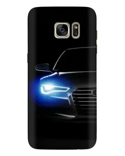 Чохол для Samsung Galaxy S7 Edge (G935) з картинкою «Неоновий погляд Audi»