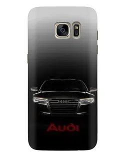 Чохол для Samsung Galaxy S7 Edge (G935) з картинкою «Audi — градієнтний контур»
