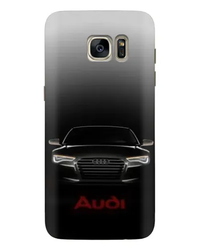 Чехол для Samsung Galaxy S7 Edge (G935) с картинкой «Audi — градиентный контур»