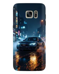 Чохол для Samsung Galaxy S7 Edge (G935) з картинкою «Нічне місто та Audi»