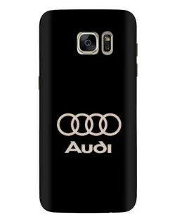 Чохол для Samsung Galaxy S7 Edge (G935) з картинкою «Audi — золотий логотип»
