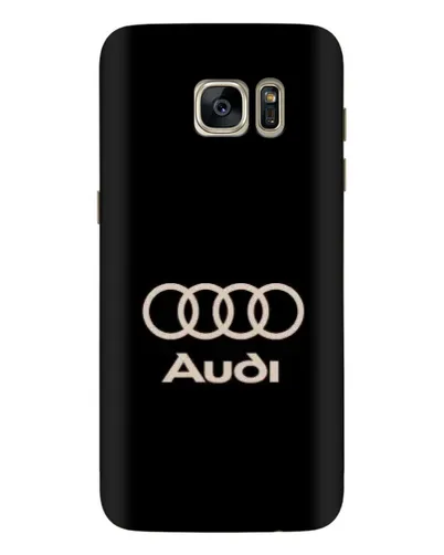 Чехол для Samsung Galaxy S7 Edge (G935) с картинкой «Audi — золотой логотип»