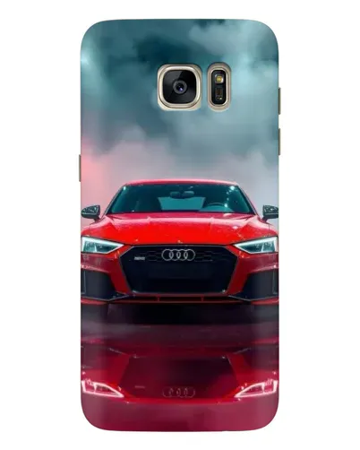 Чехол для Samsung Galaxy S7 Edge (G935) с картинкой «Audi RS — красный стиль»