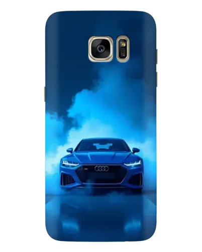 Чехол для Samsung Galaxy S7 Edge (G935) с картинкой «Audi — голубая энергия»