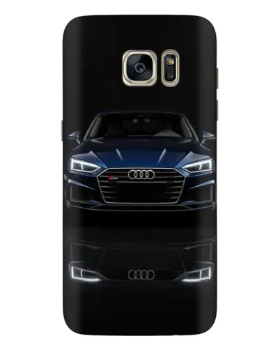 Чехол для Samsung Galaxy S7 Edge (G935) с картинкой «Audi — ночное отражение»