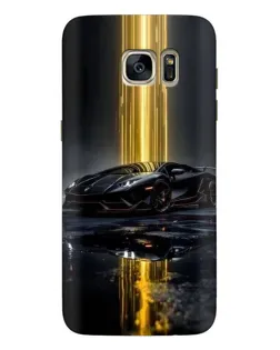 Чохол для Samsung Galaxy S7 Edge (G935) з картинкою «Нічний Lamborghini драйв»