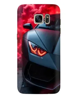 Чохол для Samsung Galaxy S7 Edge (G935) з картинкою «Lamborghini червоне сяйво»