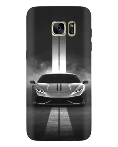 Чехол для Samsung Galaxy S7 Edge (G935) с картинкой «Lamborghini симметрия дорог»