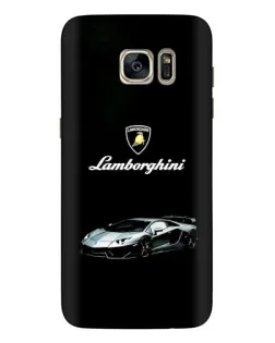 Чохол для Samsung Galaxy S7 Edge (G935) з картинкою «Логотип Lamborghini класика»
