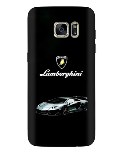 Чехол для Samsung Galaxy S7 Edge (G935) с картинкой «Логотип Lamborghini классика»