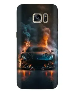Чохол для Samsung Galaxy S7 Edge (G935) з картинкою «Lamborghini димна естетика»