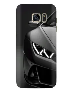 Чохол для Samsung Galaxy S7 Edge (G935) з картинкою «Lamborghini фари деталізація»