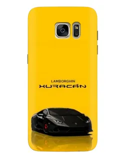 Чохол для Samsung Galaxy S7 Edge (G935) з картинкою «Lamborghini Huracan чорний»