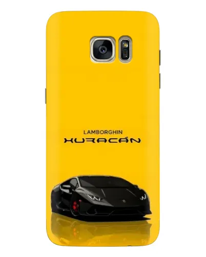 Чехол для Samsung Galaxy S7 Edge (G935) с картинкой «Lamborghini Huracan черный»