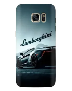 Чохол для Samsung Galaxy S7 Edge (G935) з картинкою «Класичний Lamborghini надпис»